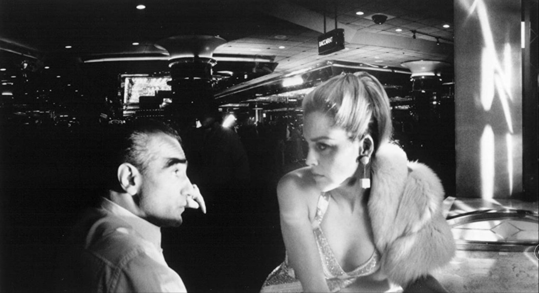 Scorsese e Sharon Stone em Cassino (1995)